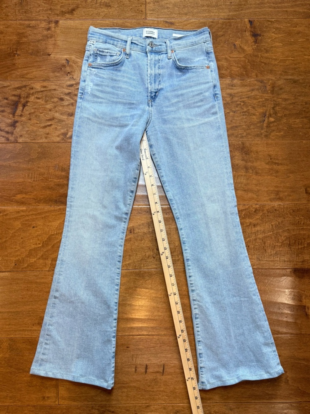 Citizens of Humanity Lilah Flare Jeans Light Wash 26 High Rise - Picture 5 of 12